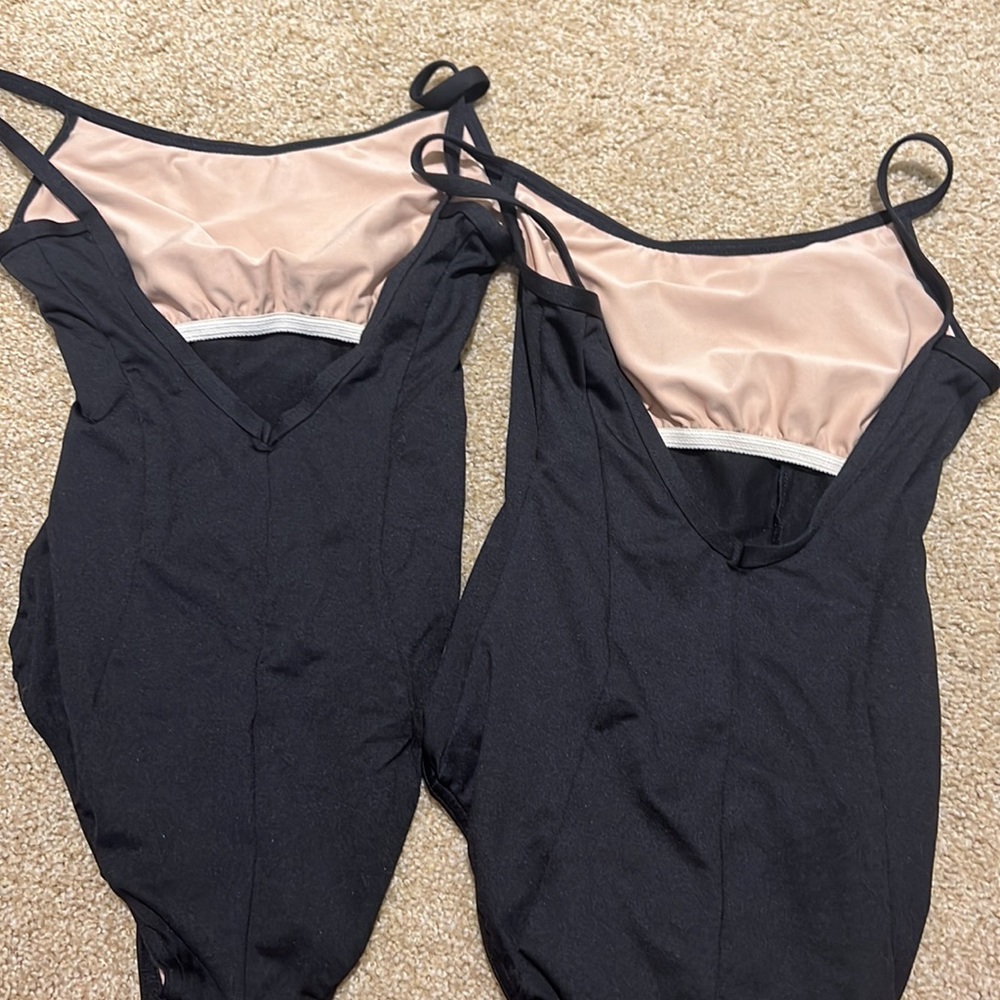 2 Black Motionwear leotards - Picture 2 of 7